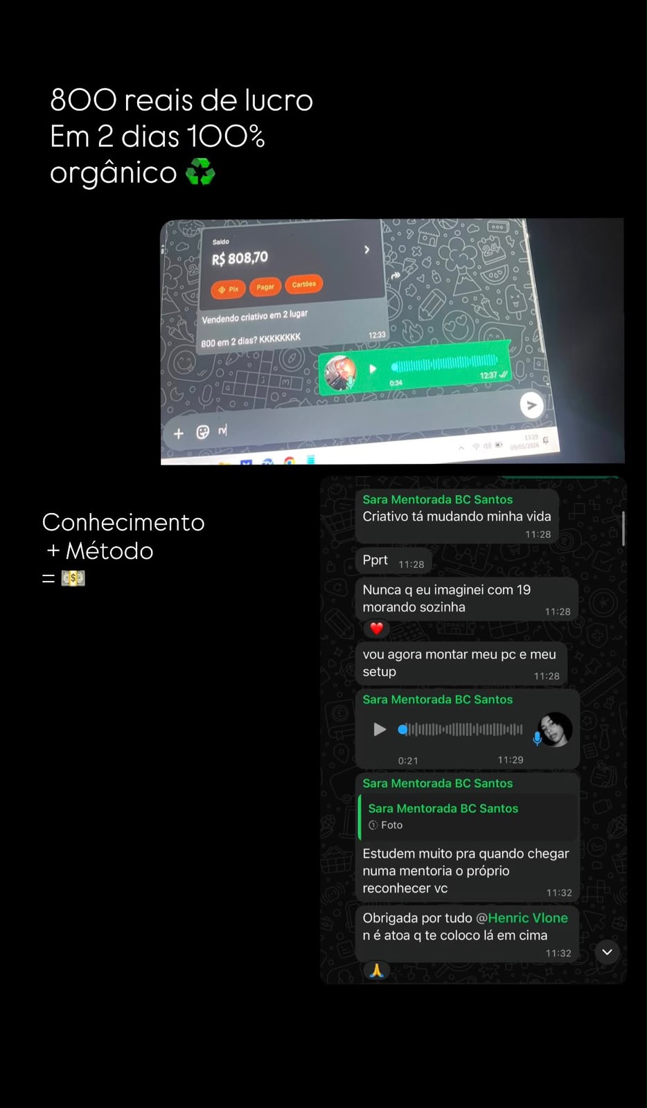 Registro original: Evolução no orgânico