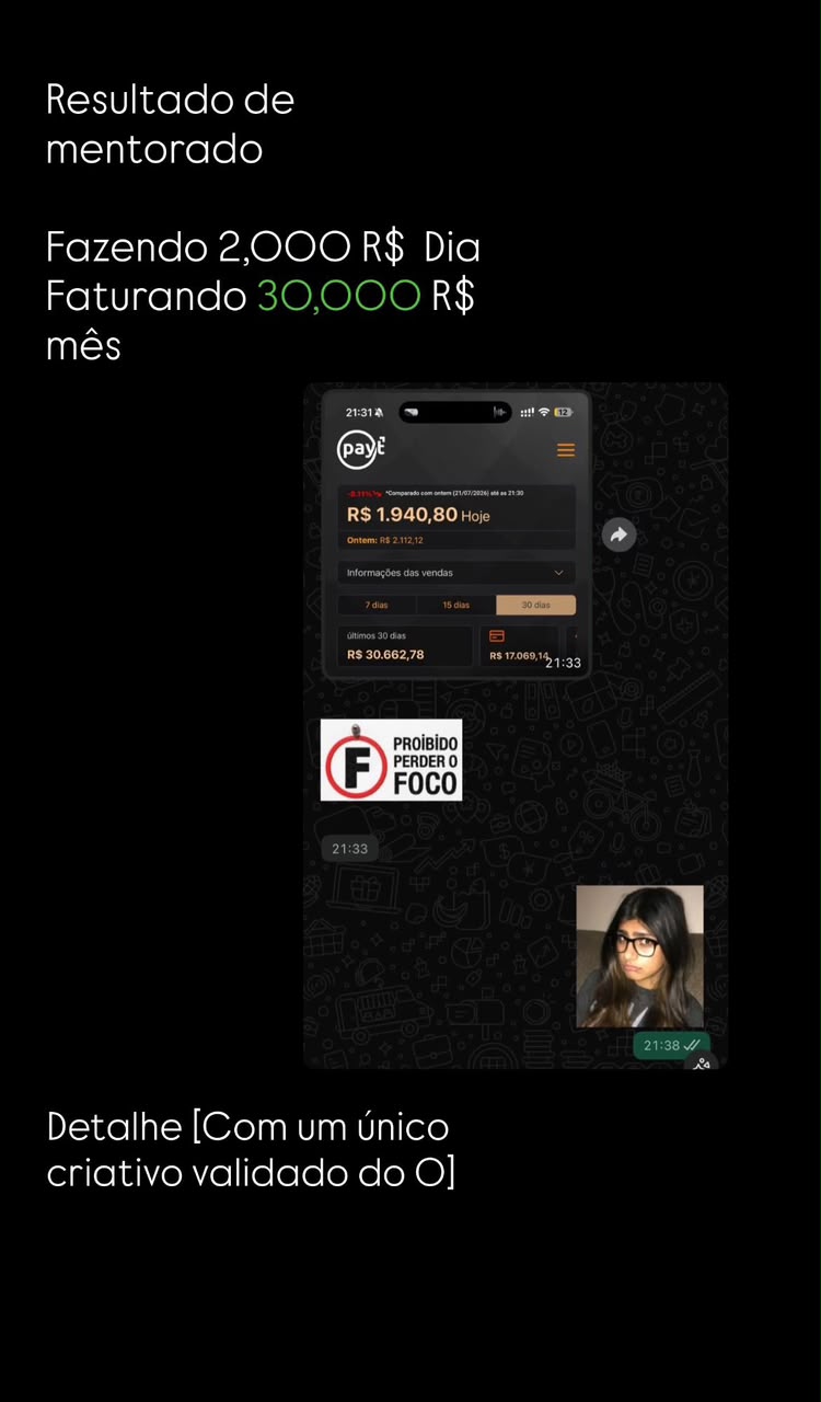 Registro original: Evolução da operação