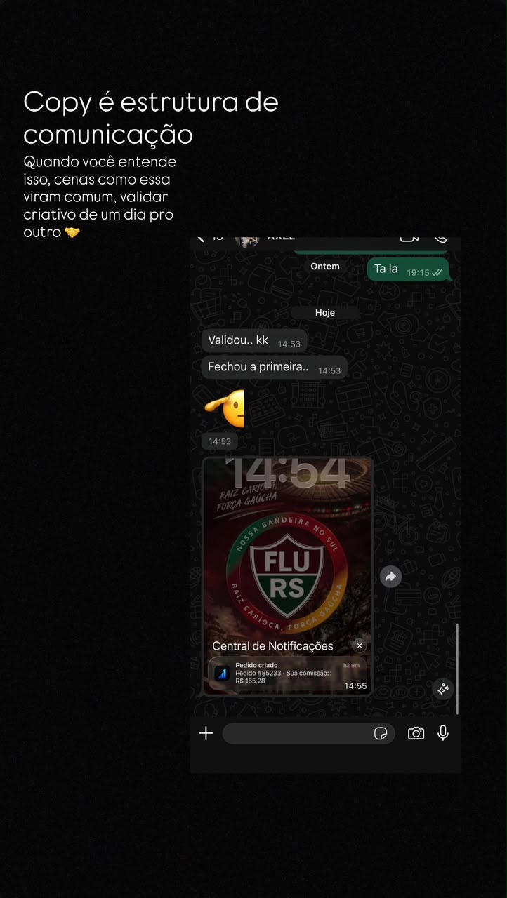 Registro original: Validação da comunicação